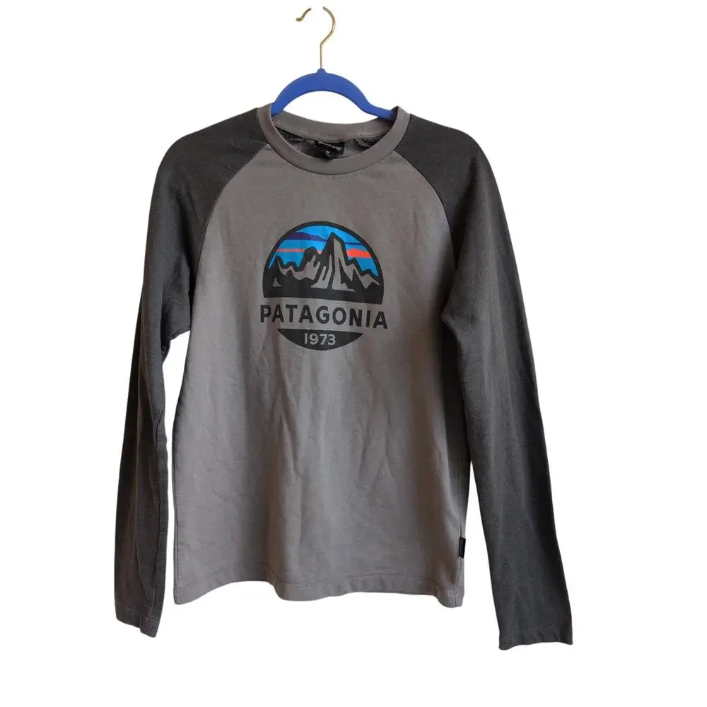 PATAGONIA Fits Roy Scope Lightweight Crewneck Sweatshirt Feather Grey XS